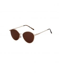 Dollboxx Aspen - Brown on Gold Sunglasses
