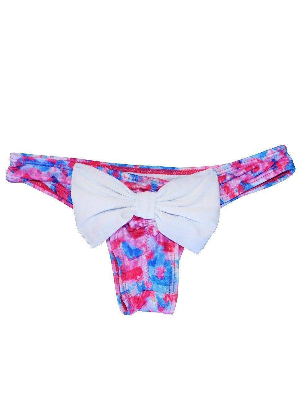 Dollboxx Booty Pop Bow Bikini Bottom - Confetti Mermaid 16 Dollboxx Booty Pop Bow Bikini Bottom - Confetti Mermaid - Image 16