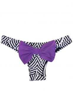 Dollboxx Booty Pop Bow Bikini Bottom - Monochrome Purple -Dollboxx Import Shop Booty Pop Bow Bikini Bottom Monochrome Purple Swimwear dollboxx 6 601e287f 766a 4a5e 8f0d 938ff57f16ca