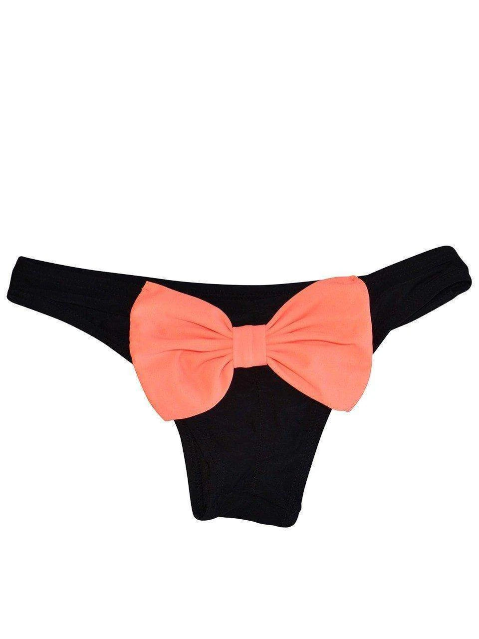Dollboxx Booty Pop Bow Bikini Bottom - Orange Pop 8 Dollboxx Booty Pop Bow Bikini Bottom - Orange Pop - Image 8