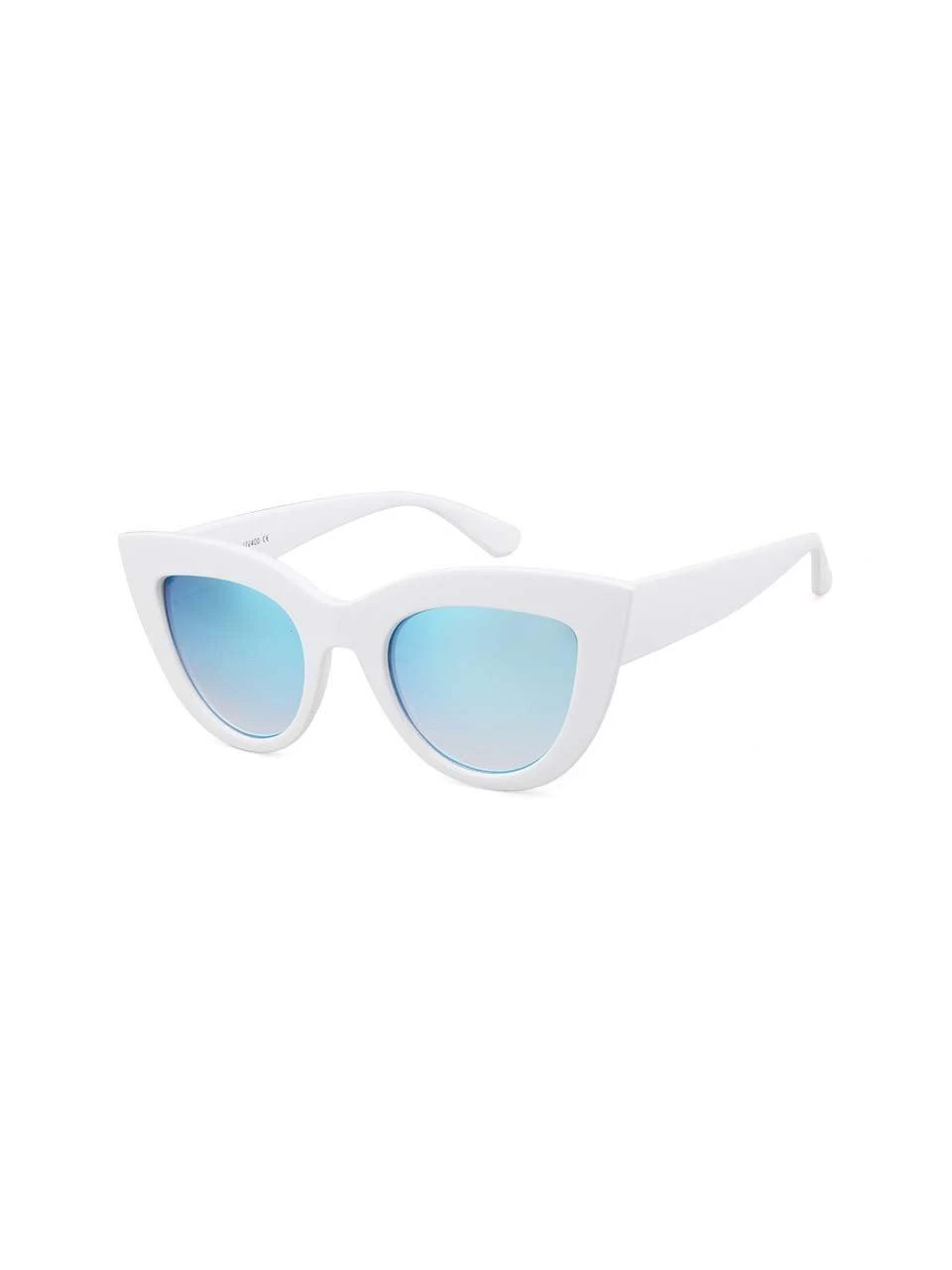 Dollboxx Chloe - White Blue Sunglasses 7 Dollboxx Chloe - White Blue Sunglasses - Image 7