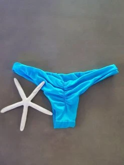 Dollboxx Flaunt It Cheeky Bikini Bottom - Blue