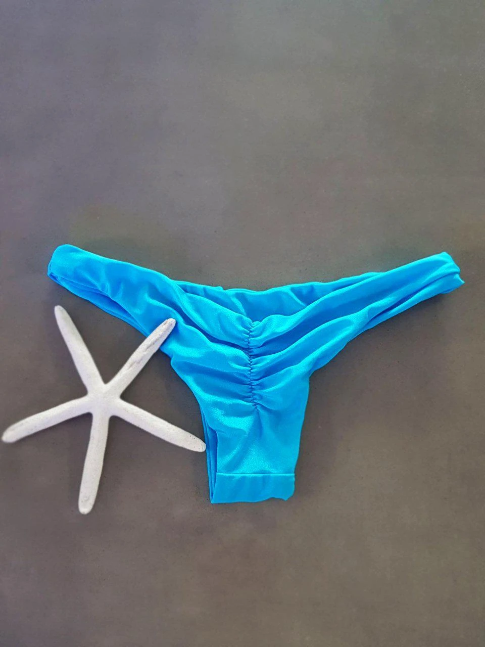 Dollboxx Flaunt It Cheeky Bikini Bottom - Blue 1 Dollboxx Flaunt It Cheeky Bikini Bottom - Blue