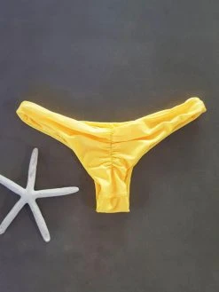 Dollboxx Flaunt It Cheeky Bottoms - Yellow