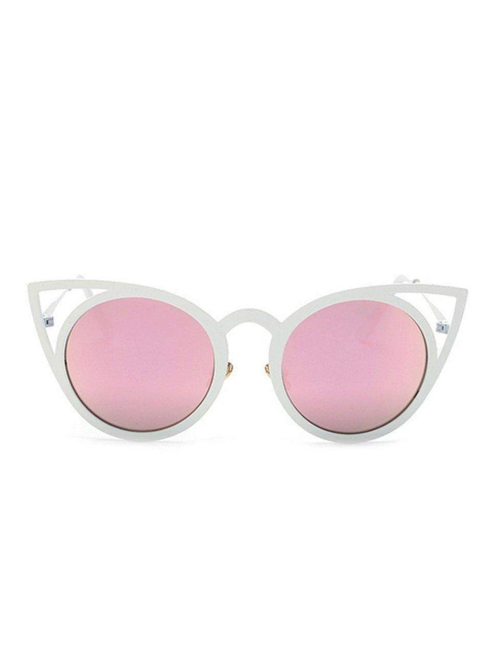 Dollboxx Fleek - White Rose Sunglasses 3 Dollboxx Fleek - White Rose Sunglasses - Image 3
