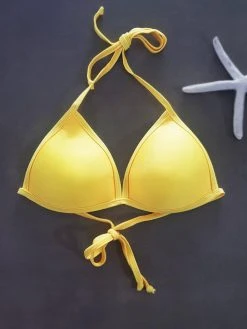 Dollboxx Mega Boost Bikini Top - Yellow