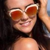 Dollboxx RiRi - Nude Orange Sunglasses