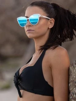 Dollboxx Slay White Luxe - Blue/Aqua Sunglasses -Dollboxx Import Shop Slay White Luxe BlueAqua Sunglasses Sunglasses dollboxx 18