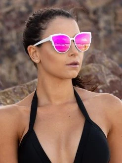 Dollboxx Slay White Luxe - Pink/Orange Sunglasses -Dollboxx Import Shop Slay White Luxe PinkOrange Sunglasses Sunglasses dollboxx 13