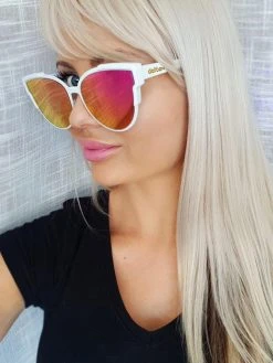 Dollboxx Slay White Luxe - Pink/Orange Sunglasses -Dollboxx Import Shop Slay White Luxe PinkOrange Sunglasses Sunglasses dollboxx 28 00b2af31 7230 4dc5 86dd 34f41d13c65e