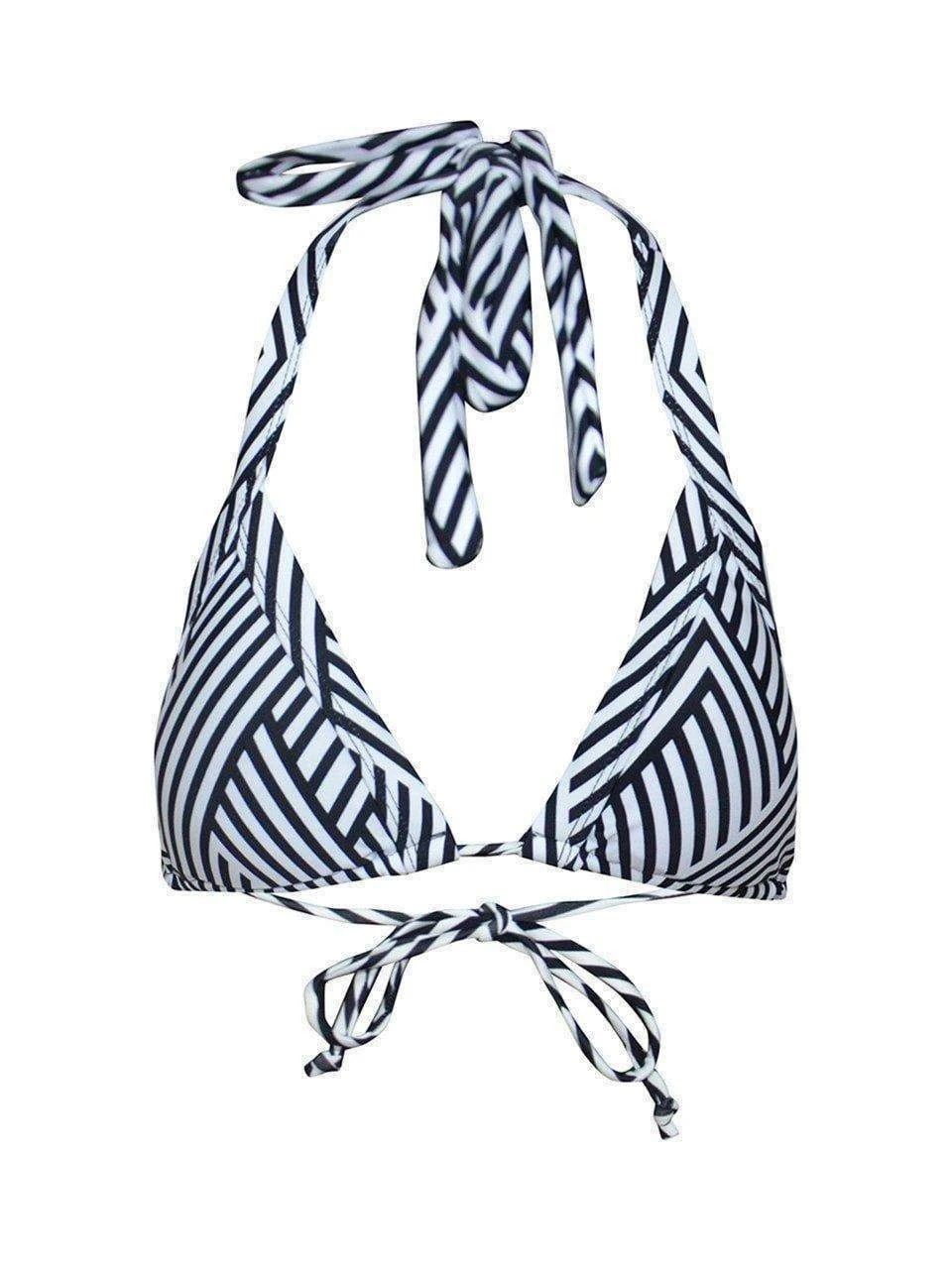 Dollboxx Slide Triangle Bikini Top - Monochrome 17 Dollboxx Slide Triangle Bikini Top - Monochrome - Image 17